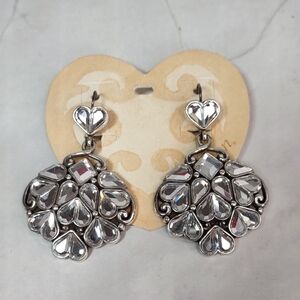 Brighton "Maharani" Crystal Hearts Earrings